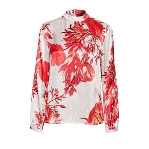 Karen By Simonsen Mercy Floral Long Sleeve Blouse